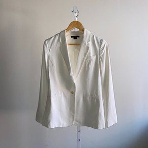 Theory white blazer